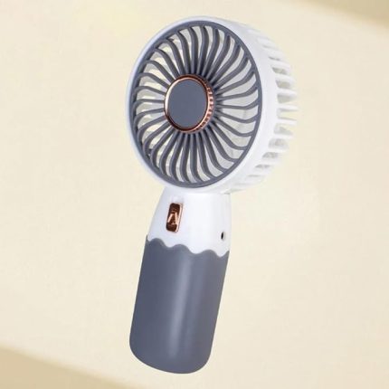 Elle Tutulabilir, Şarjlı Masa ve El Fanı Vantilatör, Telefon Standlı Mini Fan, 16 * 8 cm, Hafif Tasarım, Düşük Gürültü Seviyesi