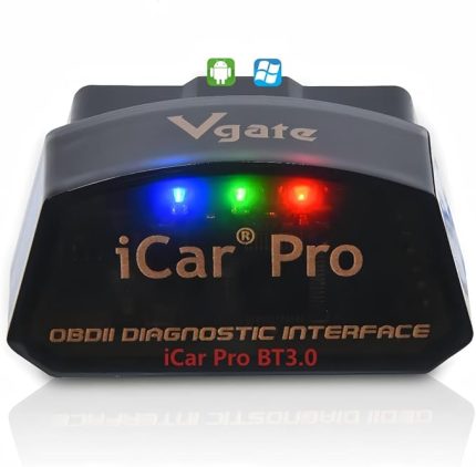 iCar Pro Bluetooth 3.0 OBD2 Kod Okuyucu OBDII Tarayıcı Tarama Aracı Araba Arıza Kontrolü Motor Işığı Tork Android için Uyumlu ELM327 Adaptörü ile Uyumlu
