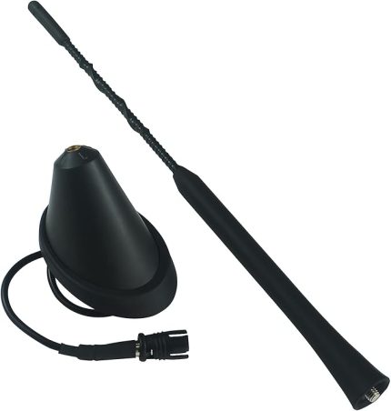 A282 araç anteni 18 cm Raku 2 Amplifikatör Radyo Anten Çatı Radyo Anten V-W Golf 4 5 6 7 Pa-ssat Lupo Polo 6R Au-di A6 Opel Corsa Astra Ford Focus Seat Sko-da