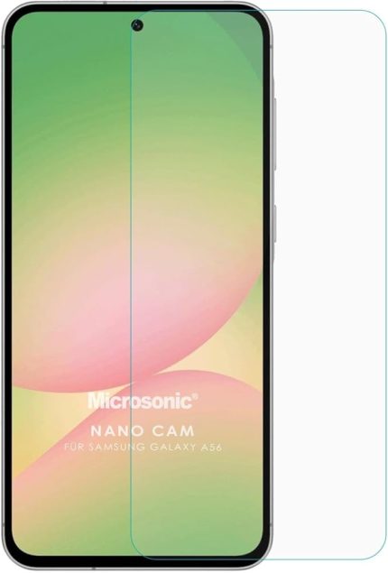 Samsung Galaxy A56 Nano Glass Cam Ekran Koruyucu [Galaxy A56 ile Uyumlu Ekran Koruyucu - Şeffaf]