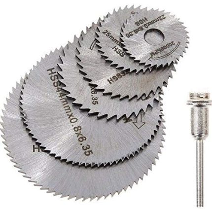 Dremel Proxxon Bosch Matkap için Ahşap Kesme Diski 7 Parça Set