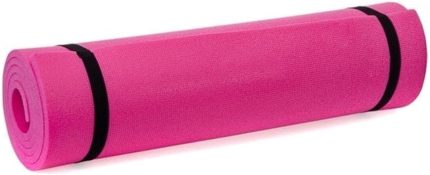 6,5 Mm Pembe Pilates Matı - Pilates Minderi - Egzersiz Minderi - Yer Matı 150 Cm X 50 Cm Pembe