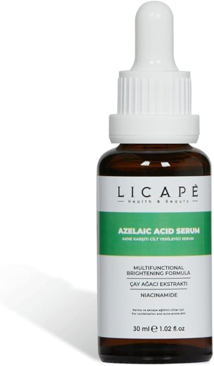 Ve Akneli Ciltler Için Azelaic Acid Cilt Serumu 30ml
