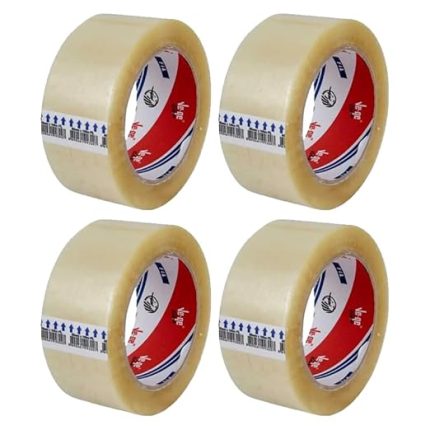 Koli Bandı 45X100 Şeffaf (FİL) En 45mm, Uzunluk Net 100 metre, Basınca ve gerilime dayanıklıdır (4 ADET)