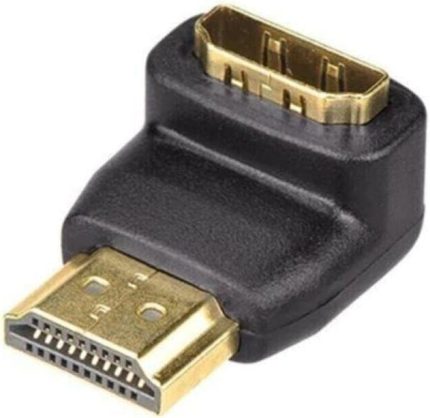 Hdmı L Dirsek 90 Derece Çevirici Dönüştürücü Uzatma Adaptörü