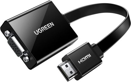 HDMI VGA kablo adaptörü 1080p üzerinde HDTV Aktif ses aktarımı Konverterkabel PC Laptop için, Chromebook, Raspberry Pi 40248
