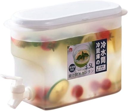 Buzdolabı içecek sebili, 3,5 l, musluklu, meyve suları için soğuk su sürahisi, meşrubat