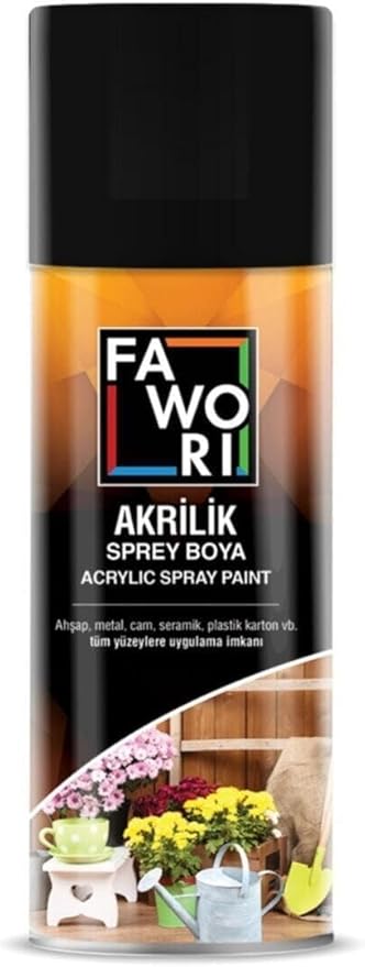400 Ml. Akrilik Sprey Boya (Made in İtaly) Açık Gri