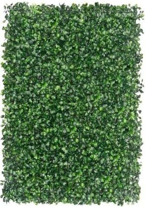 Çiçek Yapay Çiçek Duvar Kaplama Panel Şimşir Tabaka 40x60 cm Yeşil Dikey bahçe