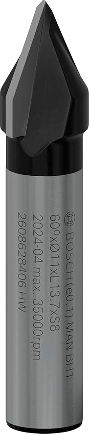 Professional Aksesuar 2608 628 406 V Oluk Freze 8 mm, D1 11 mm, Uzunluk 14 mm, G 45 mm, 60°