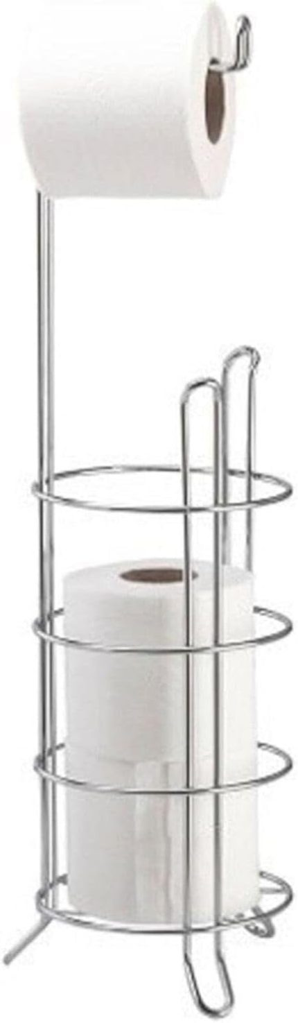 Krom Wc Kağıtlık Yedekli 40595