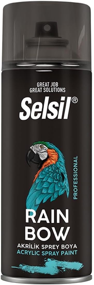 Rainbow 400 Ml Sprey Boya Siyah Mat