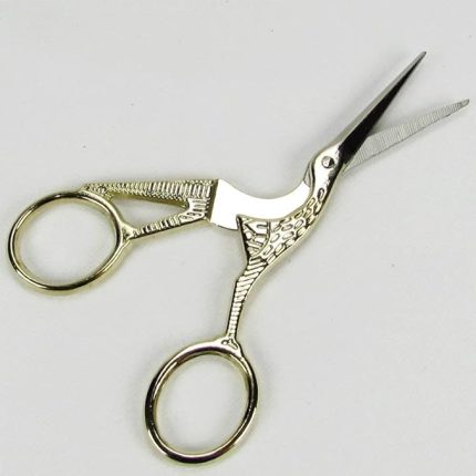 VİTRİNİ Leylek Şeklinde Gold (altın) Renk Söz Ve Nişan Makası