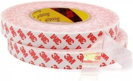 3M 9088 Şeffaf İnce Çift Taraflı Bant, 15 mm Genişlik 5 Metre