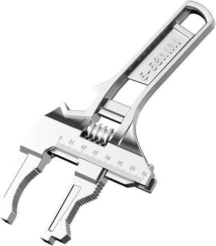 Çok fonksiyonlu Lavabo Banyo Anahtarı Talet Musluk Onarım Anahtarı 6-68mm Büyük Açılış Ayarlanabilir Su Boruları Anahtarı