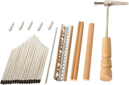Kalimba Başparmak Piyano Yedek Parçaları 17 Tuş Takımı Kalimba Için Aletleri