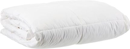 Alegra Serisi%100 Kaz Tüyü Çift Kişilik Yorgan 195x215 cm, 0.5 Tog,%100 Pamuk Kumaş, Doğal Dolgu, Sıcak, Nefes Alabilir, Nem Dengeleyici Premium Yorgan