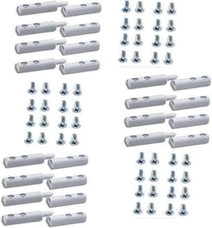 Menteşesi, Beyaz 12 Adet (24 adet Akıllı Montaj Vidası İle Birlikte)