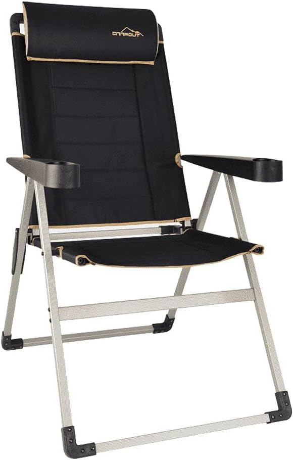 Nurgaz Katlanır Lüx Sandalye, Siyah