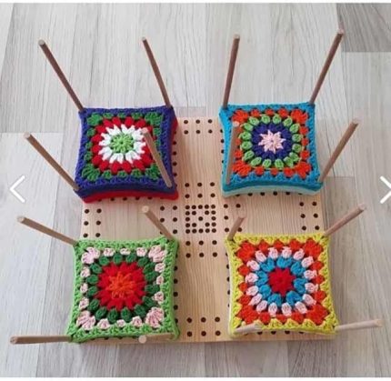 Ahşap Motifmatik Tahtası 30x30 Cm - Motif Yapma Aparatı, Orhanucuzluk