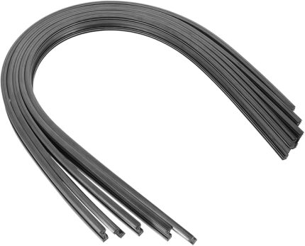 Çerçevesiz Ön Cam Silecekleri Için 6mm Araba Silecek Lastiği Şeritleri Kauçuk Yedekleri - 10 Çift