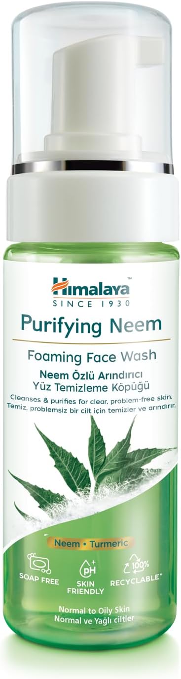 Since 1930 Arındırıcı Yüz Temizleme Köpüğü, Neem, Zerdeçal, Parabensiz, Normal Ve Yağlı Ciltler, 150 ml