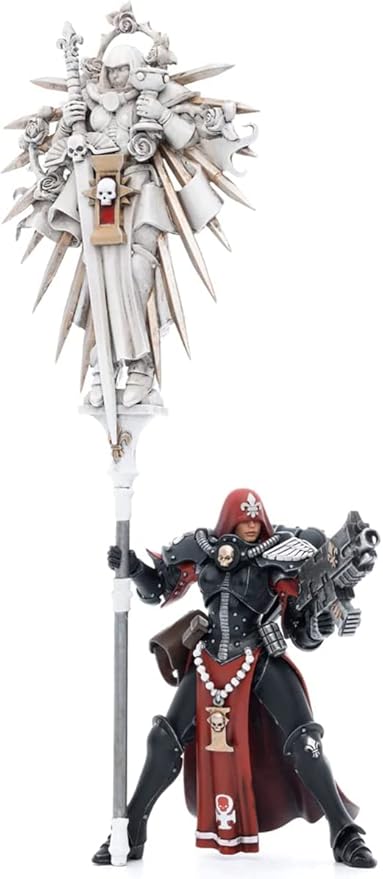 Warhammer 40K 1/18 Action Figure Adepta Sororitas Savaş Kardeş sihirbaz Extreme Warrior Joy Toy Models - Sister Saelon