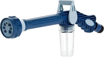 Sulama Araç Yıkama Köpürtme Tabancası 8 Fonksiyonlu Deterjan Hazneli Hortum Bağlantılı 1 Adet