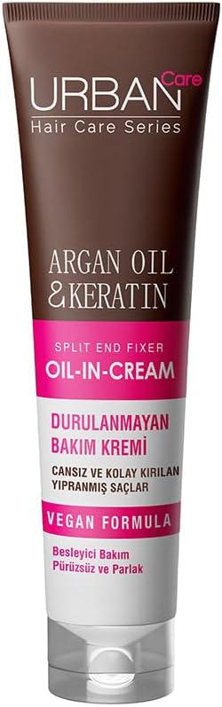 Care Argan Yağı & Keratin Kolay Kırılan Saçlara Özel Durulanmayan Bakım Kremi 150 ml- Vegan