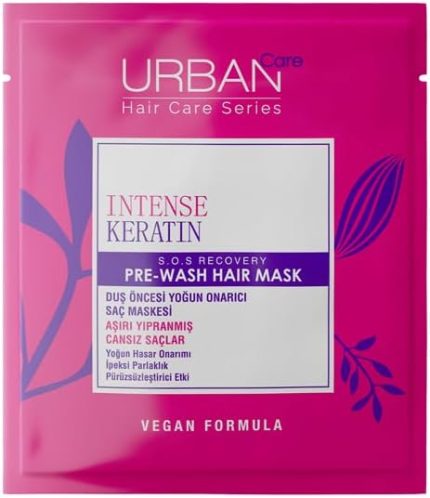 Care Intense Keratin Aşırı Yıpranmış Saçlara Özel Duş Öncesi Saç Bakım Maskesi 50 ml- Vegan