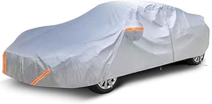 Araba Örtüsü BMW X4M Z4 M4 Ile Uyumludur, Her Türlü Hava Koşuluna Dayanıklı Toz Geçirmez Hava Koşullarına Dayanıklı Dış Mekan Araba Brandası(Silver,Z4)