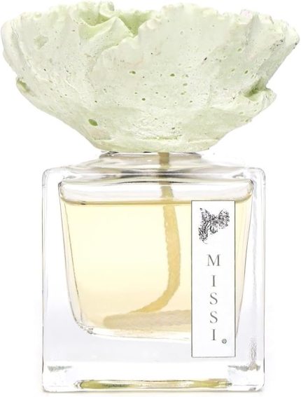 ml Yeşil Çiçek Taşlı White Jasmine Oda Kokusu