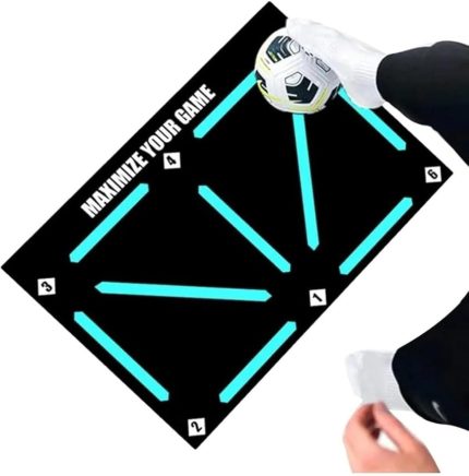 Carpet(3849) Futbol Eğitim Antrenman Kaymaz Taban Çocuk Oyun Halısı Siyah 60 x 90