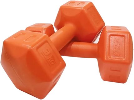 Spor 3 Kg Turuncu Dambıl Seti 3 Kg X 2 Adet Toplam 6 Kg Ağırlık Seti