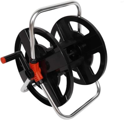 Su Borusu Arabası,35 Metre Su Borusu Rulo Depolama Rafı Hortum Makarası,Bahçe Çim Veranda için Su Hortumu Depolama Rafı