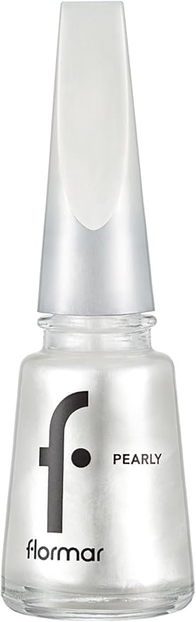 Sedefli Parlak Oje Beyaz Pearly Nail Enamel Pl201 Luxury White