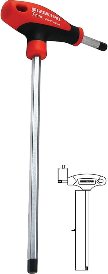 4920 Allen Anahtar T Tipi Altı Köşe 4Mm