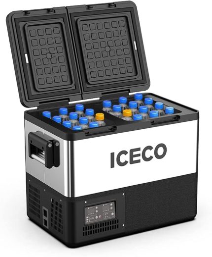 TCD45 12/24Volt 45 Litre Çift Bölmeli Outdoor Kompresörlü Oto Buzdolabı/Dondurucu