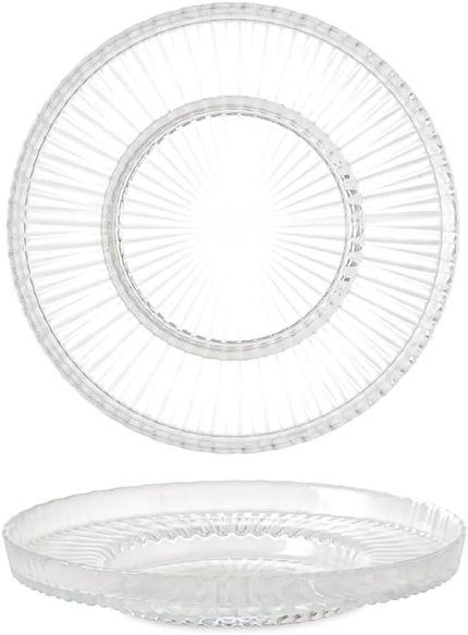 Set Tabak Cam Cam Tabak 12 cm Çay Bardakları için Tabak Cay Tabagi