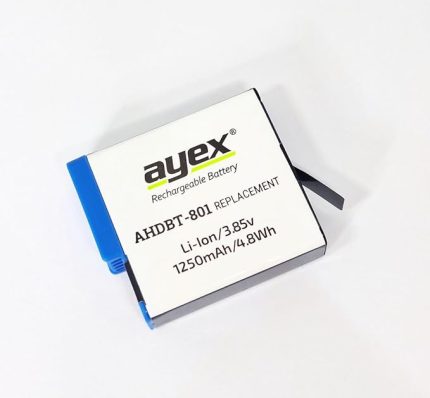 AHDBT-801 Batarya, GoPro Hero 8, 7, 6, 5 ile Uyumlu