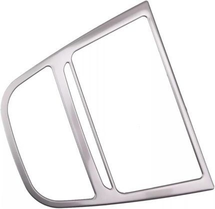 konsol Control Trim kapağı, araç orta konsolu radyo panel kaplama Opel Mokka 2013 2016 için, paslanmaz çelik, su geçirmez kontrol paneli kaplaması 22 x 19,5 cm