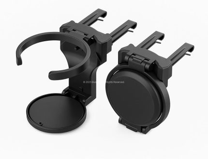 Katlanabilir, Araba Bardak ve Şişe Tutucu, Havalandırma Izgarasına Takılan, Pratik Montajlı, Evrensel Uyumlu, ABS Plastik Malzeme, Kompakt Tasarım, Araç İçi Kullanım İçin