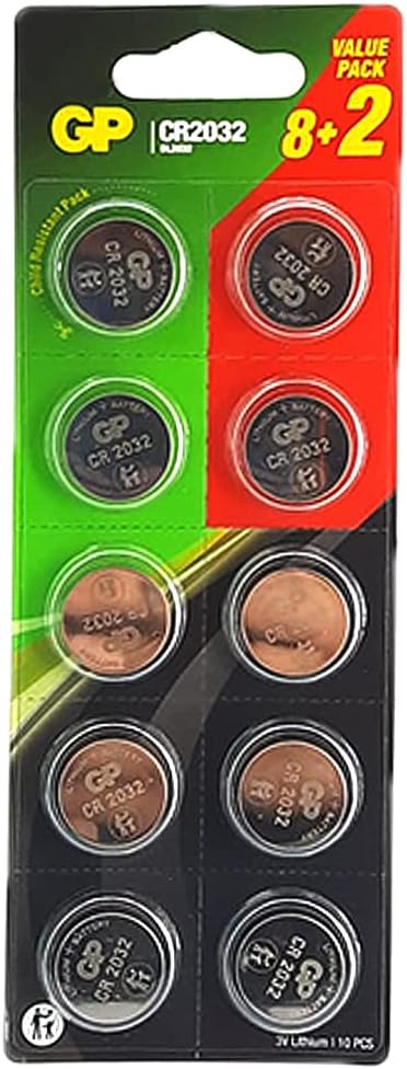 CR2032 3V Lithium Pil 10'lu Paket Düğme Pil