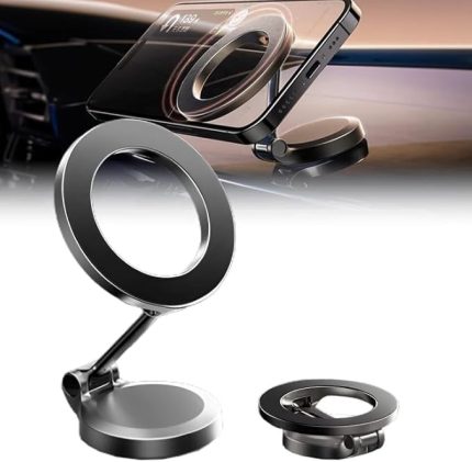 G118 MAGSAFE İLE UYUMLU SÜPER MIKNATISLI 360 DERECE DÖNEBİLEN İÇERİSİNDEKİ METAL APARATLARLA TÜM CEP TELEFONLARINA UYUMLU ARAÇ TELEFON TUTUCUSU MASAÜSTÜ TELEFON TUTUCUSU ARAÇ TUTUCU A+KALİTE