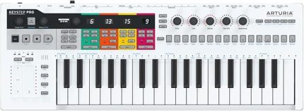 Keystep Pro, 37-Tuş Kontroller Sequencer, 1 MIDI Giriş ve 2 MIDI Çıkış, LED Aydınlatmalı