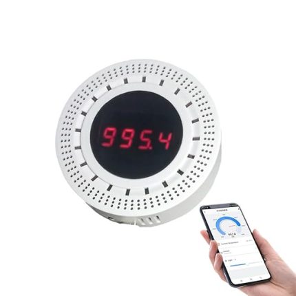 Tuya ZigBee Sıcaklık ve Nem Algılama Fonksiyonlu Akıllı Atmosfer Basıncı Sensörü Entegre Ev Otomasyon Cihazı
