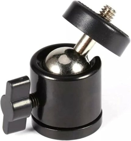 Tripod 90° Yönlendirme Aparatı 360 Derece Dönebilen Başlık Tüm Tripodlara Uyumlu Metal Mafsal Aparatı