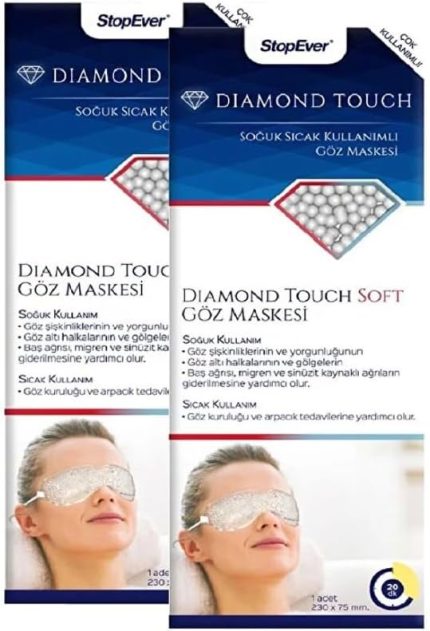 Diamond Touch Göz Maskesi - 2'li Paket | Soğuk & Sıcak Kullanıma Uygun