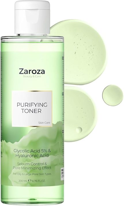 Arındırıcı & Gözenek Sıkılaştırıcı Yeşil Tonik Glycolic Asit & Hyaluronic Asit 200 ml