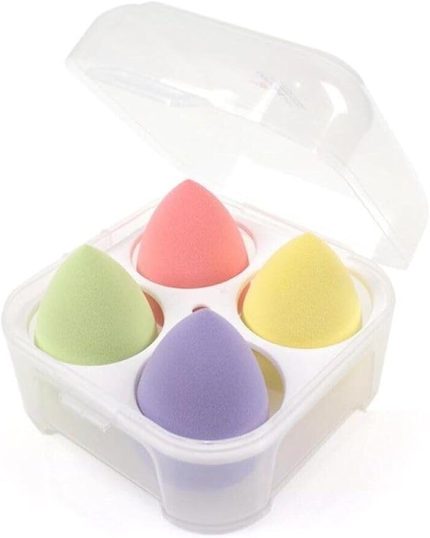 4'lü Kutulu Makyaj Süngeri Seti